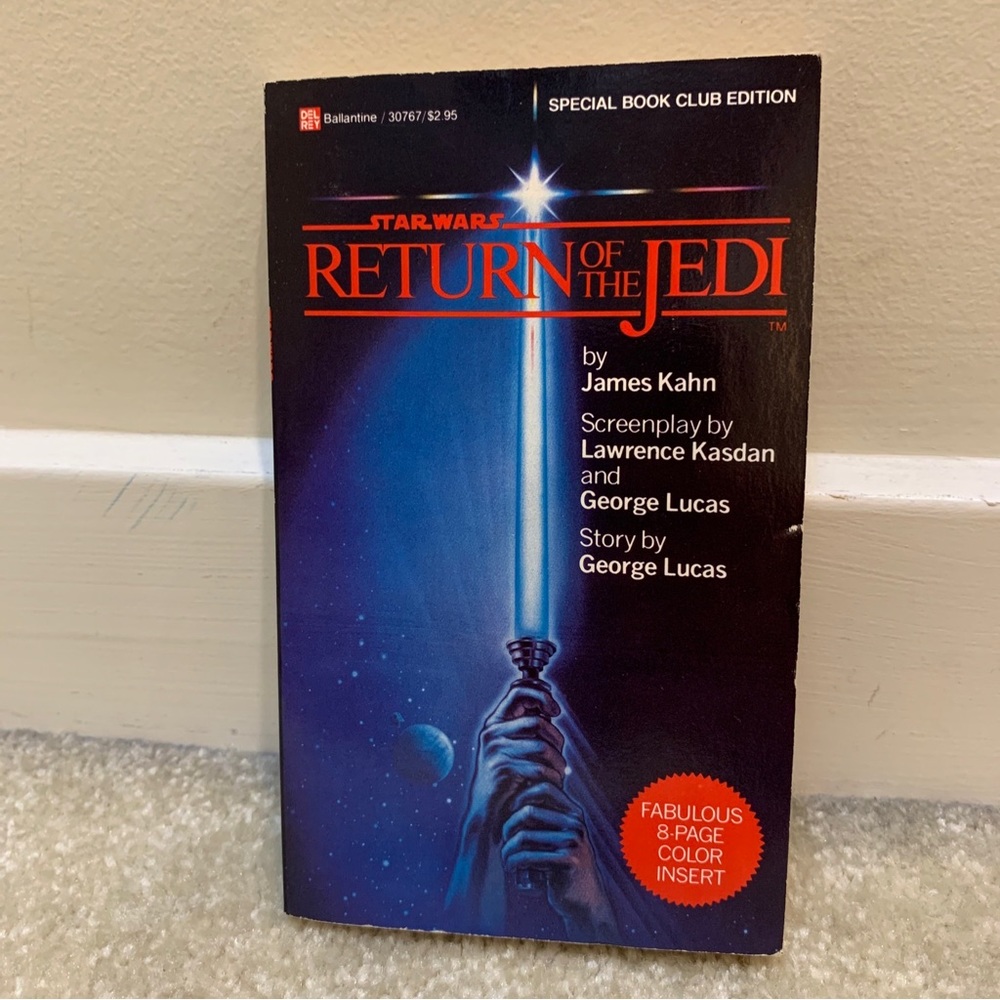 Star Wars Return of Jedi Movie Paperback Novel Special Book Club Edition 1983